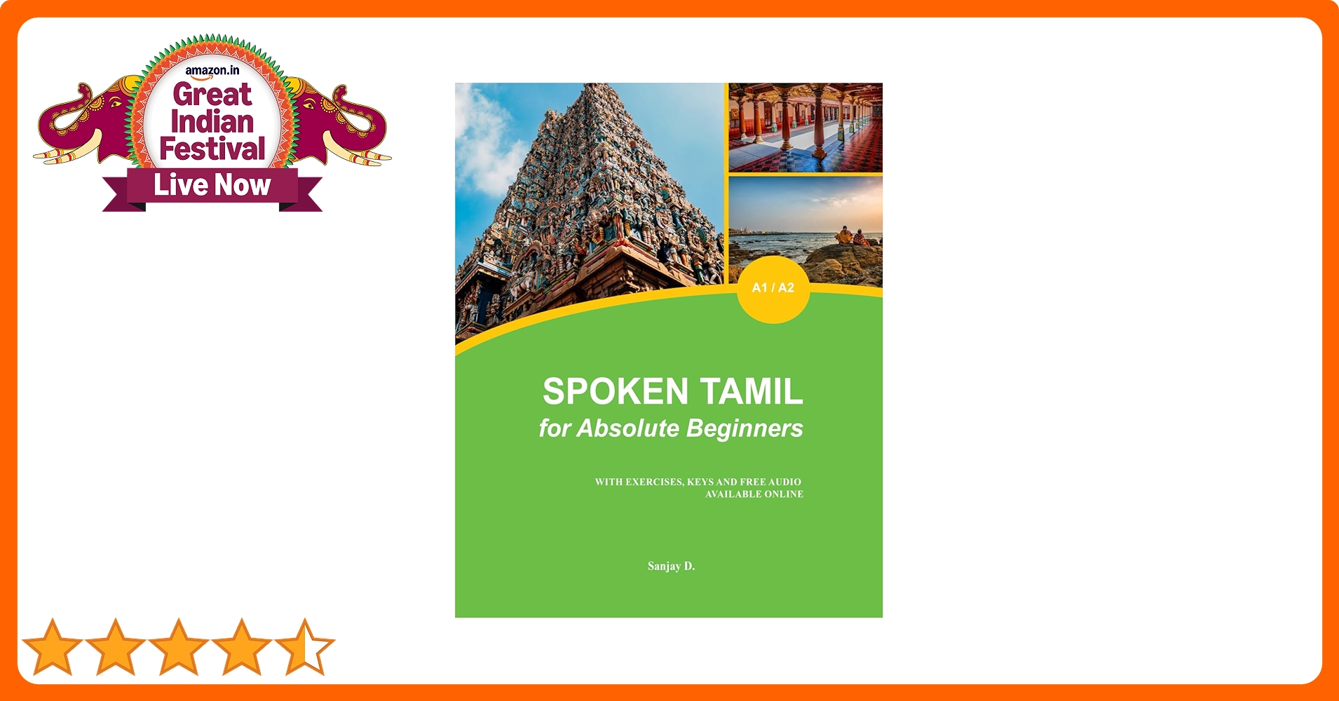 Buy SPOKEN TAMIL FOR ABSOLUTE BEGINNERS Book Online at Low